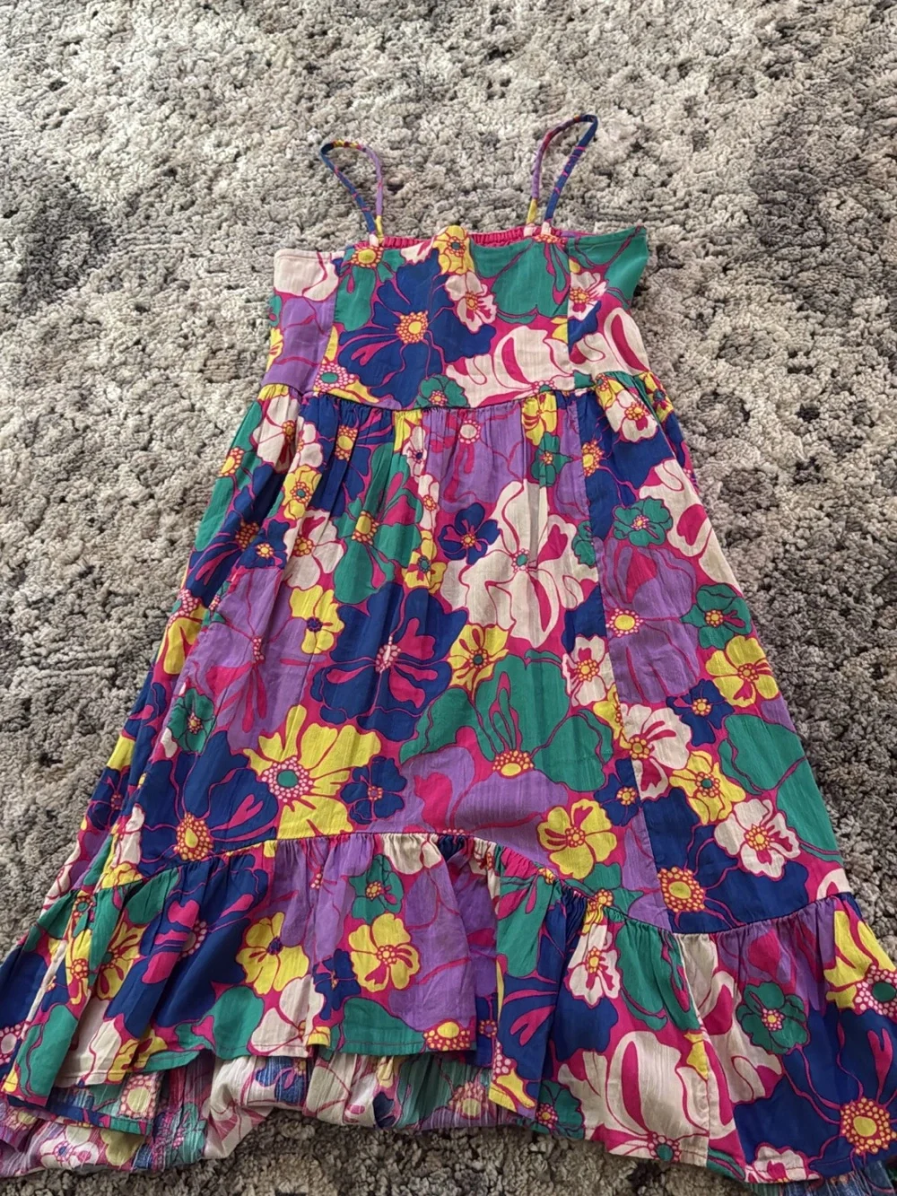 Gap Colorful Floral Spaghetti Strap Sundress